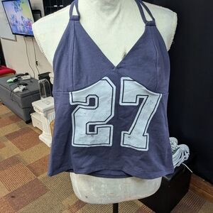 Women's Purple Halter Top